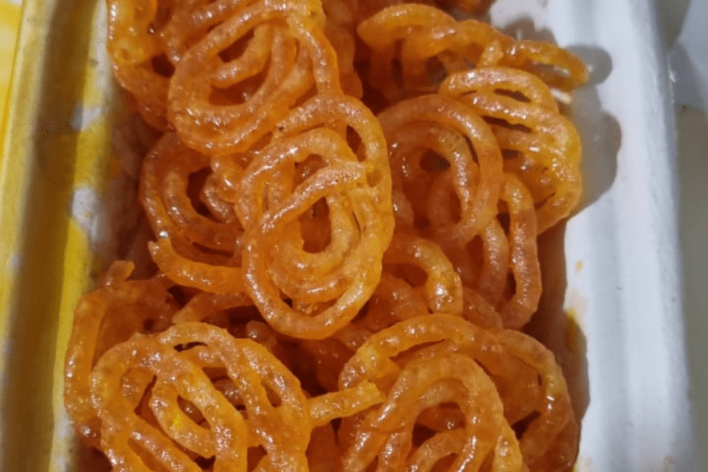 Delicious Jalebis from Shambhu Mishthan Bhandar