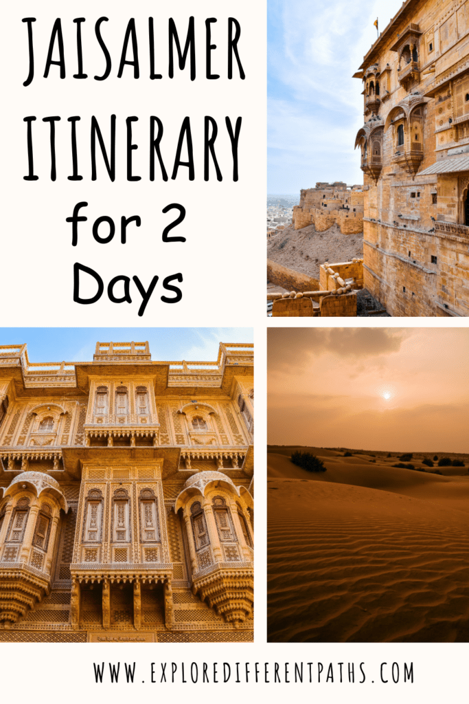 Places to visit in Jaisalmer in 2 days