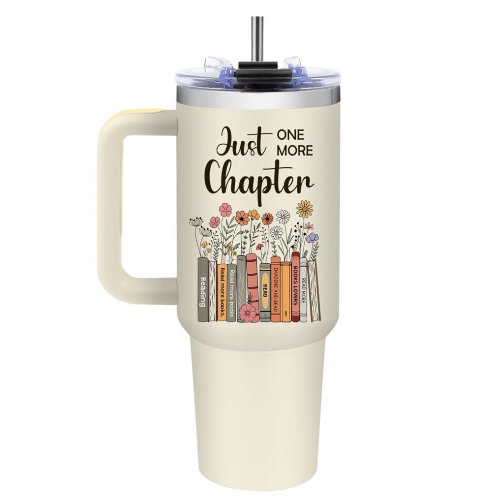 Book travel mug