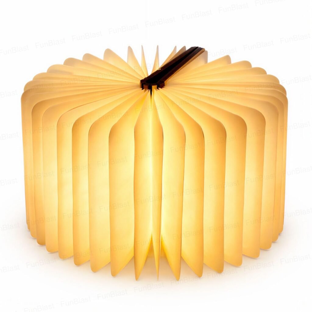 Foldable book lamp